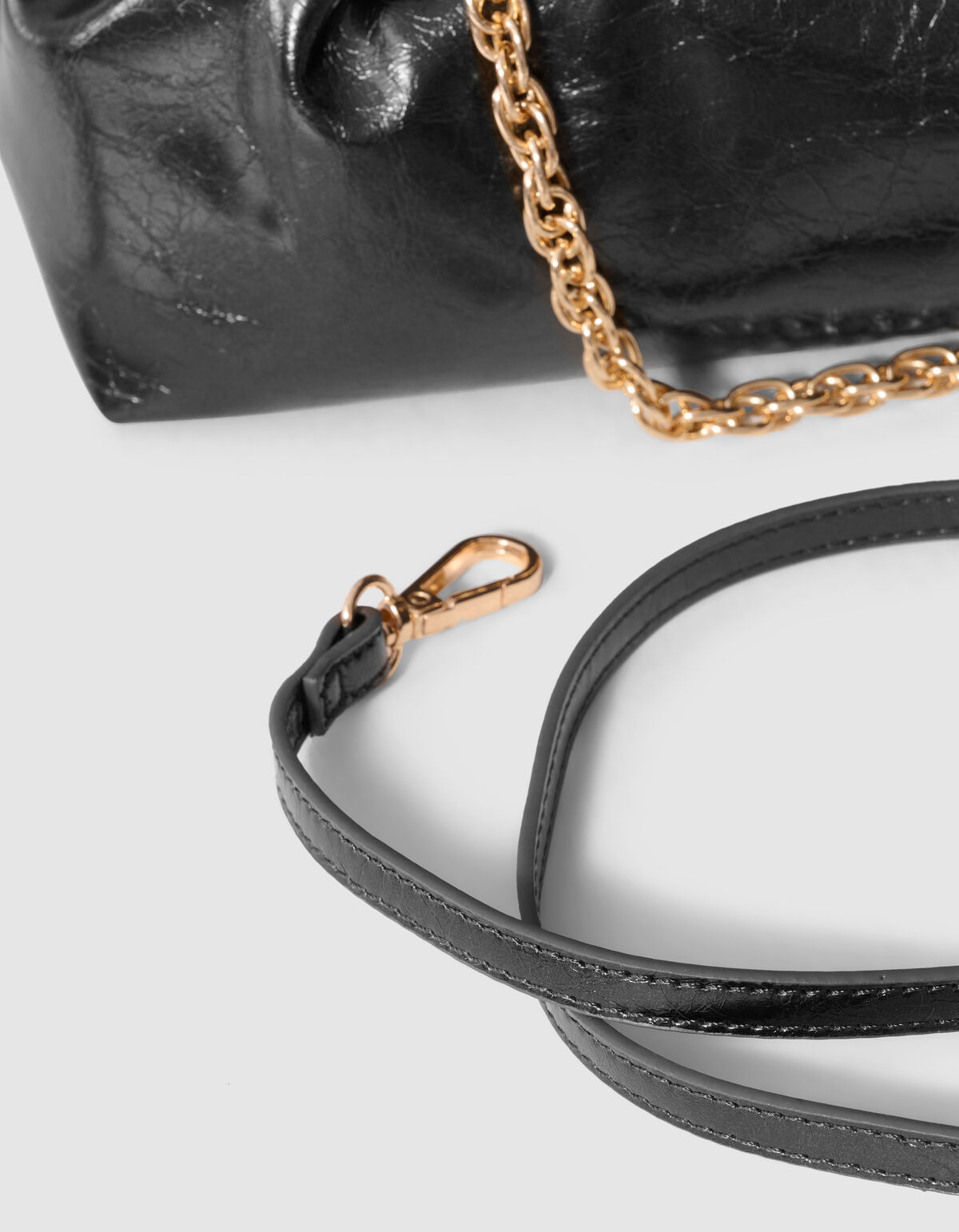 Shiny Chain Clutch Schwarz SHOEBY ACCESSOIRES