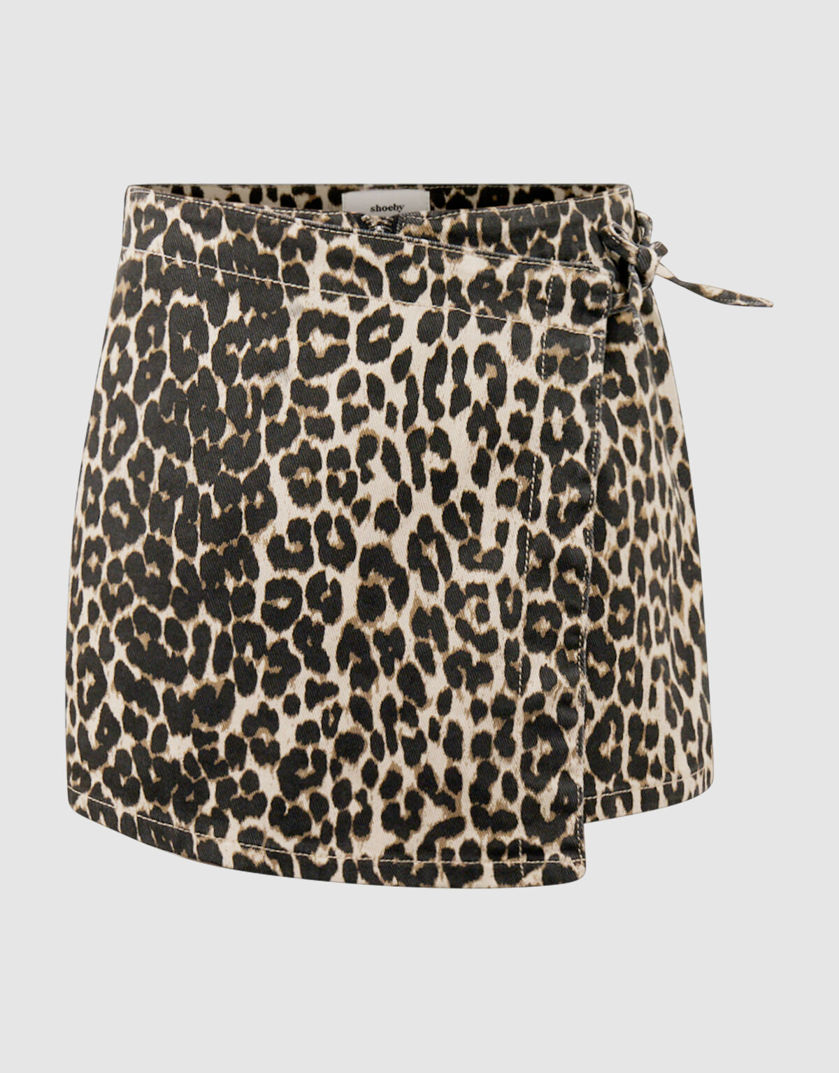 Denim-Leoparden-Skort Braun SHOEBY GIRLS