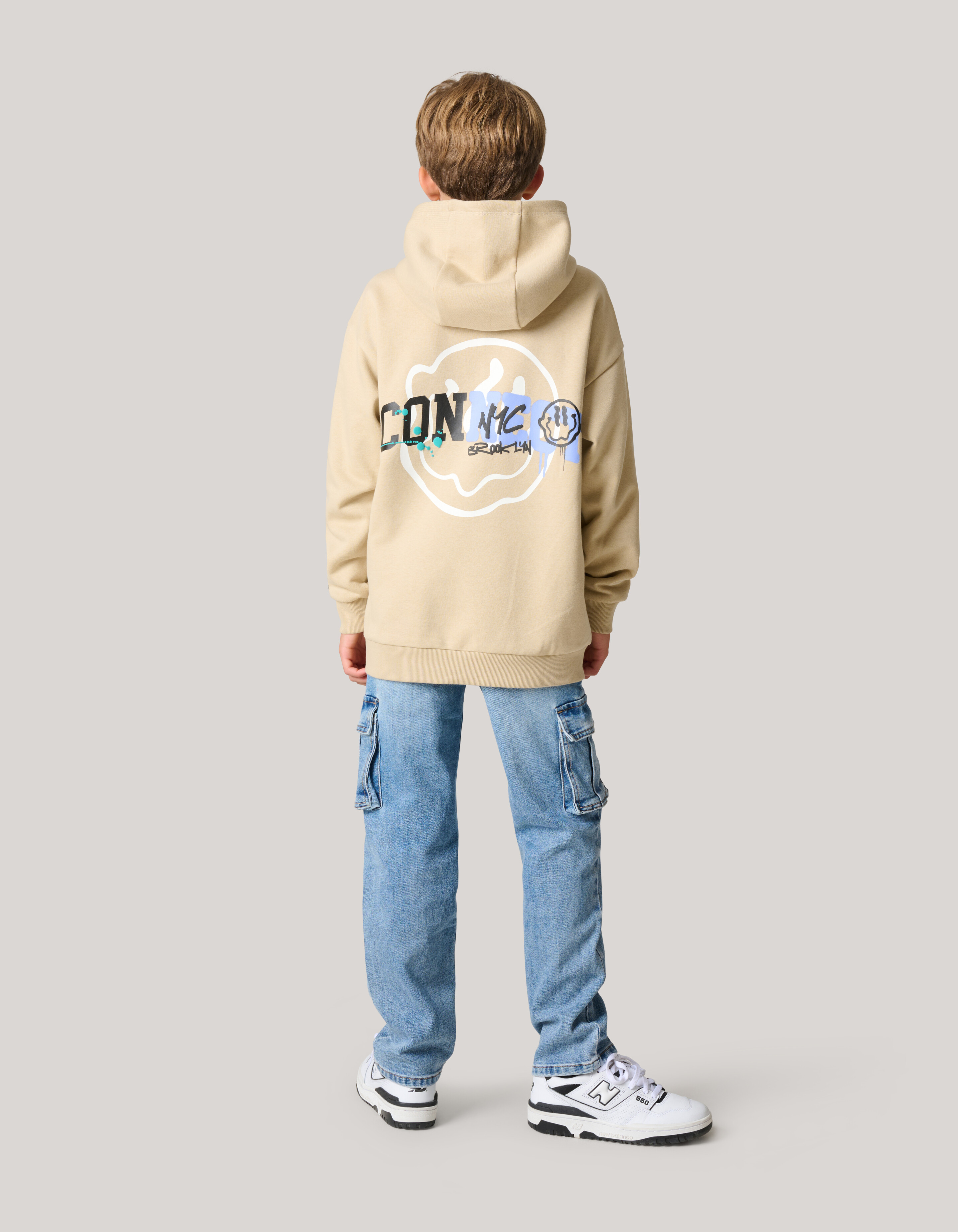 Artwork Hoodie Sand SHOEBY BOYS