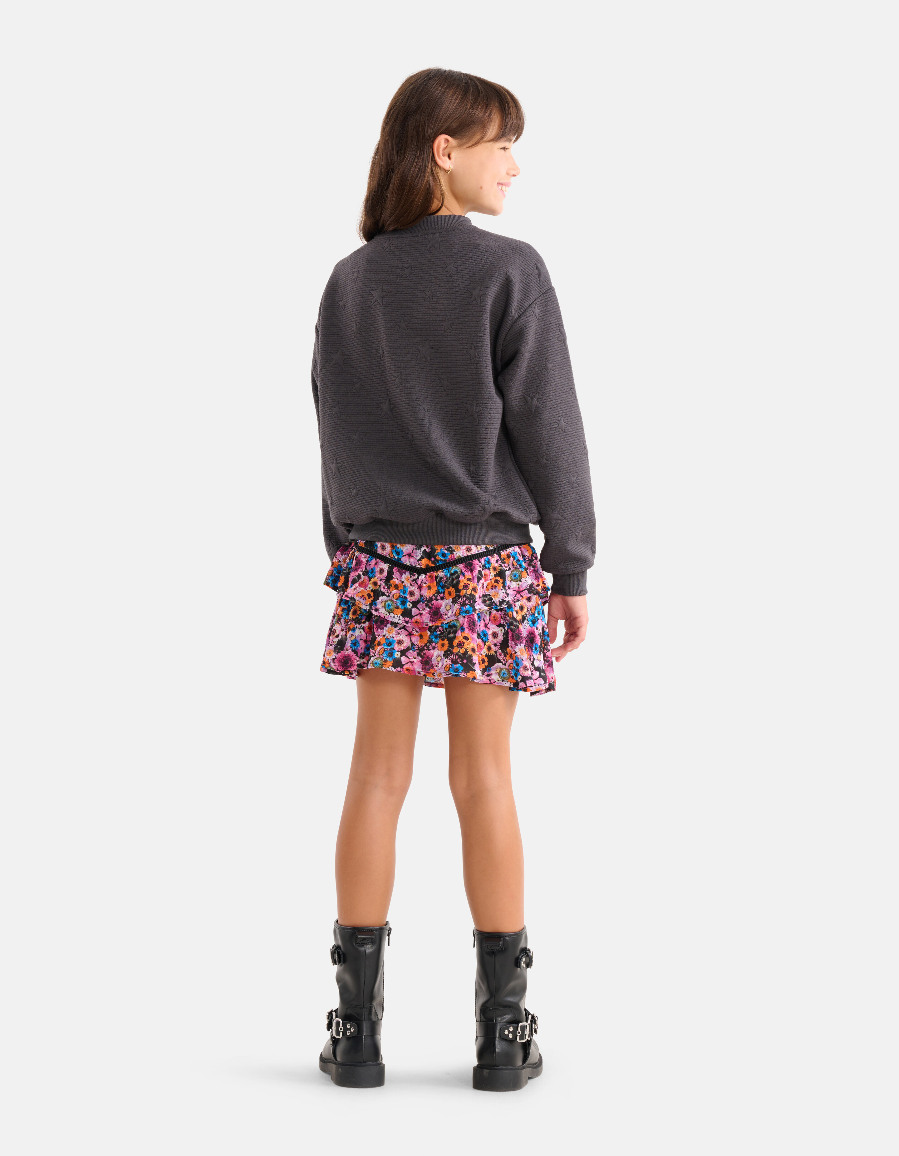 Sterne Pullover Dunkelgrau SHOEBY GIRLS