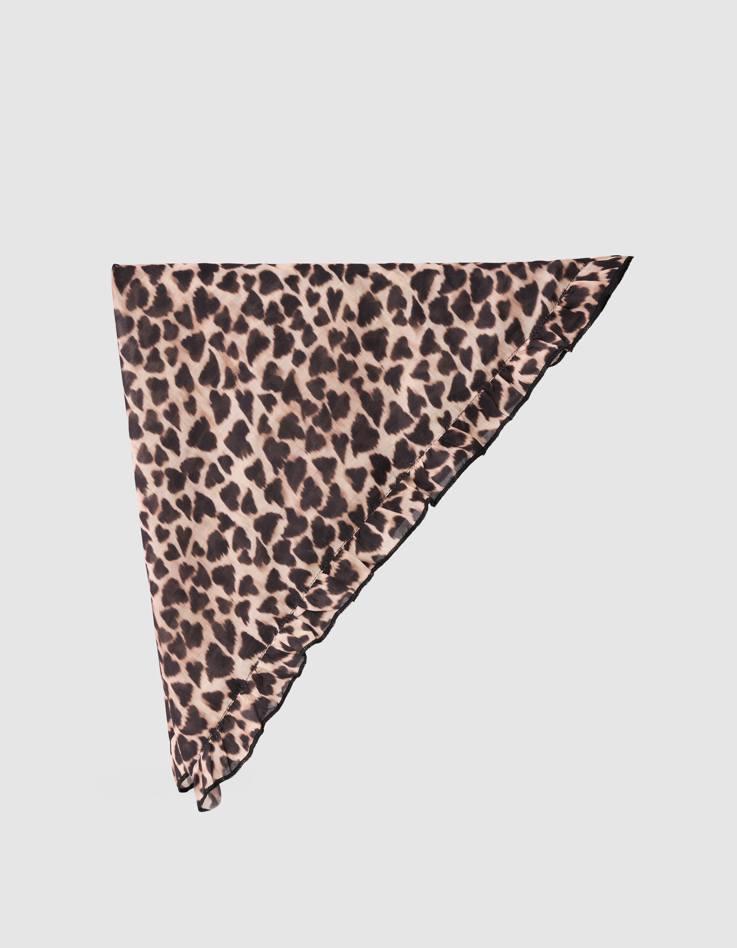 Herz-Leopard-Bandana Braun SHOEBY ACCESSOIRES