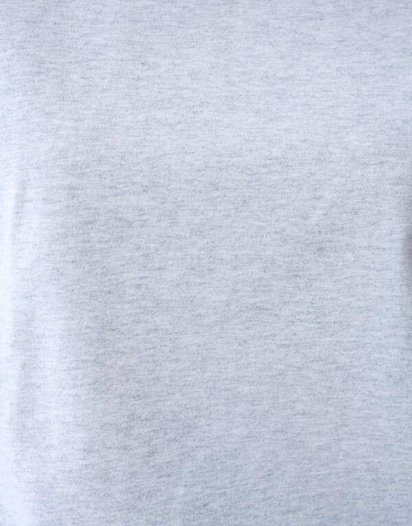 &Uuml;bergro&szlig;es Basic-T-Shirt Hellgrau SHOEBY WOMEN