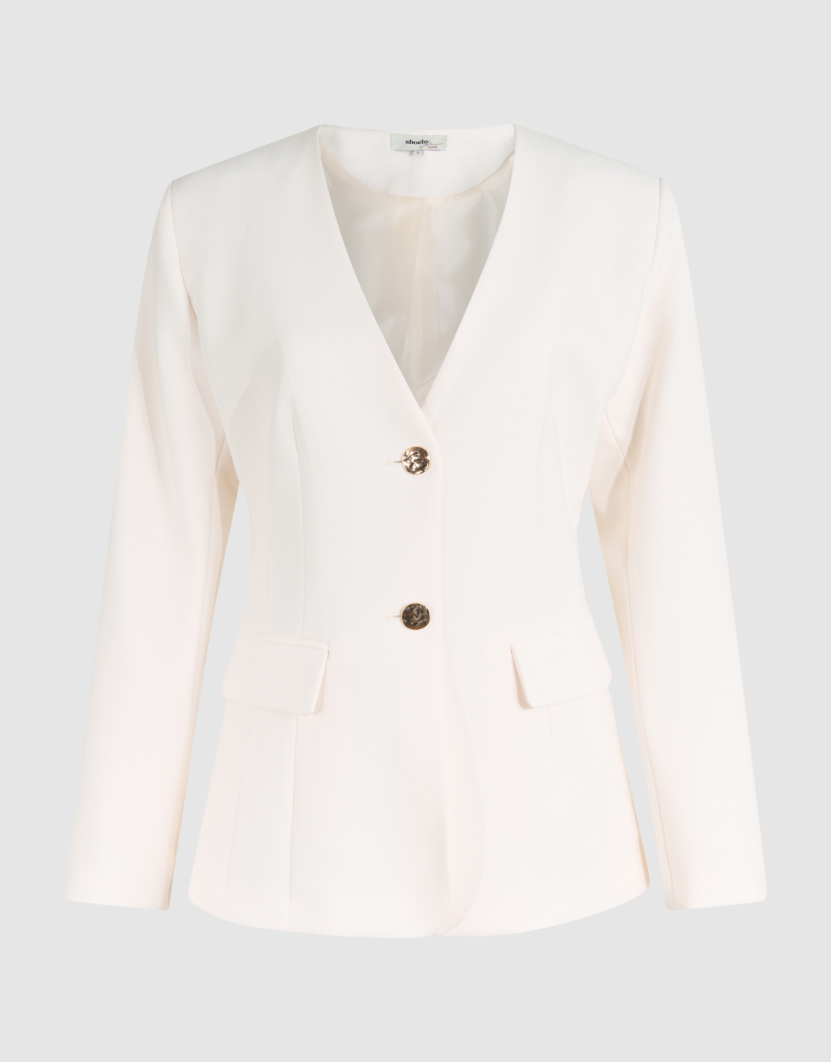 Sanduhr-Blazer Off White von Fred SHOEBY WOMEN