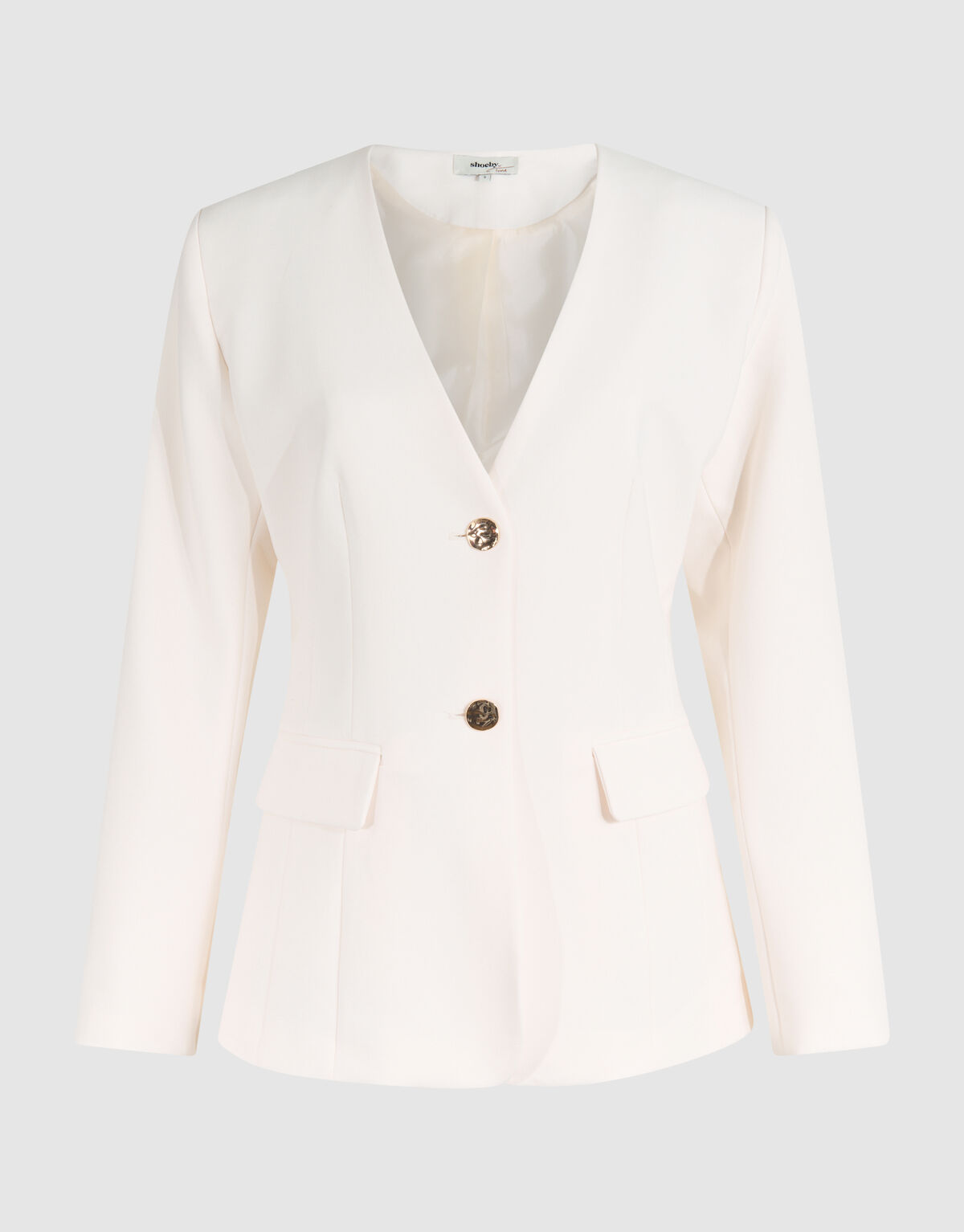 Sanduhr-Blazer Off White von Fred SHOEBY WOMEN