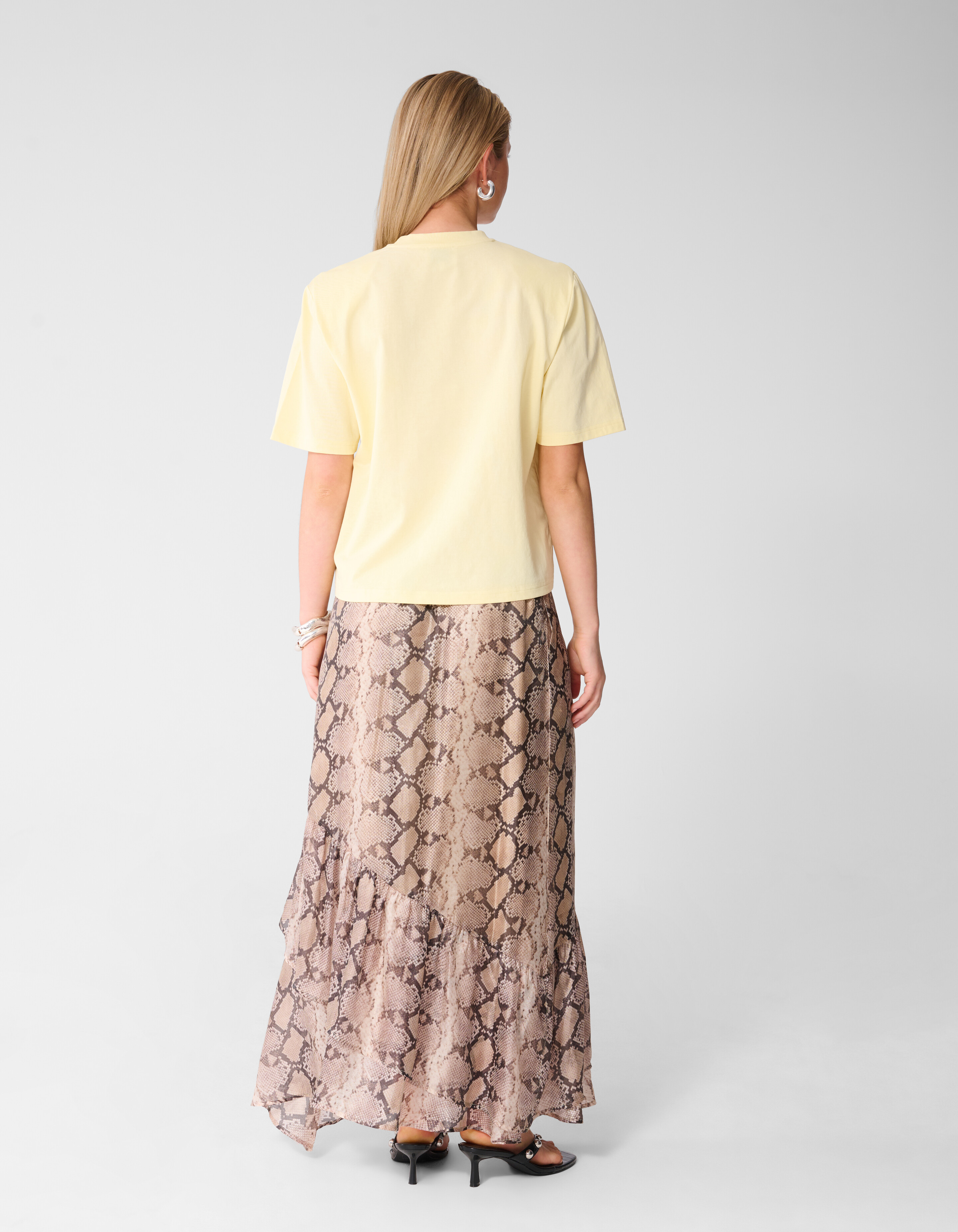 Gepolstertes T-Shirt Hellgelb SHOEBY WOMEN