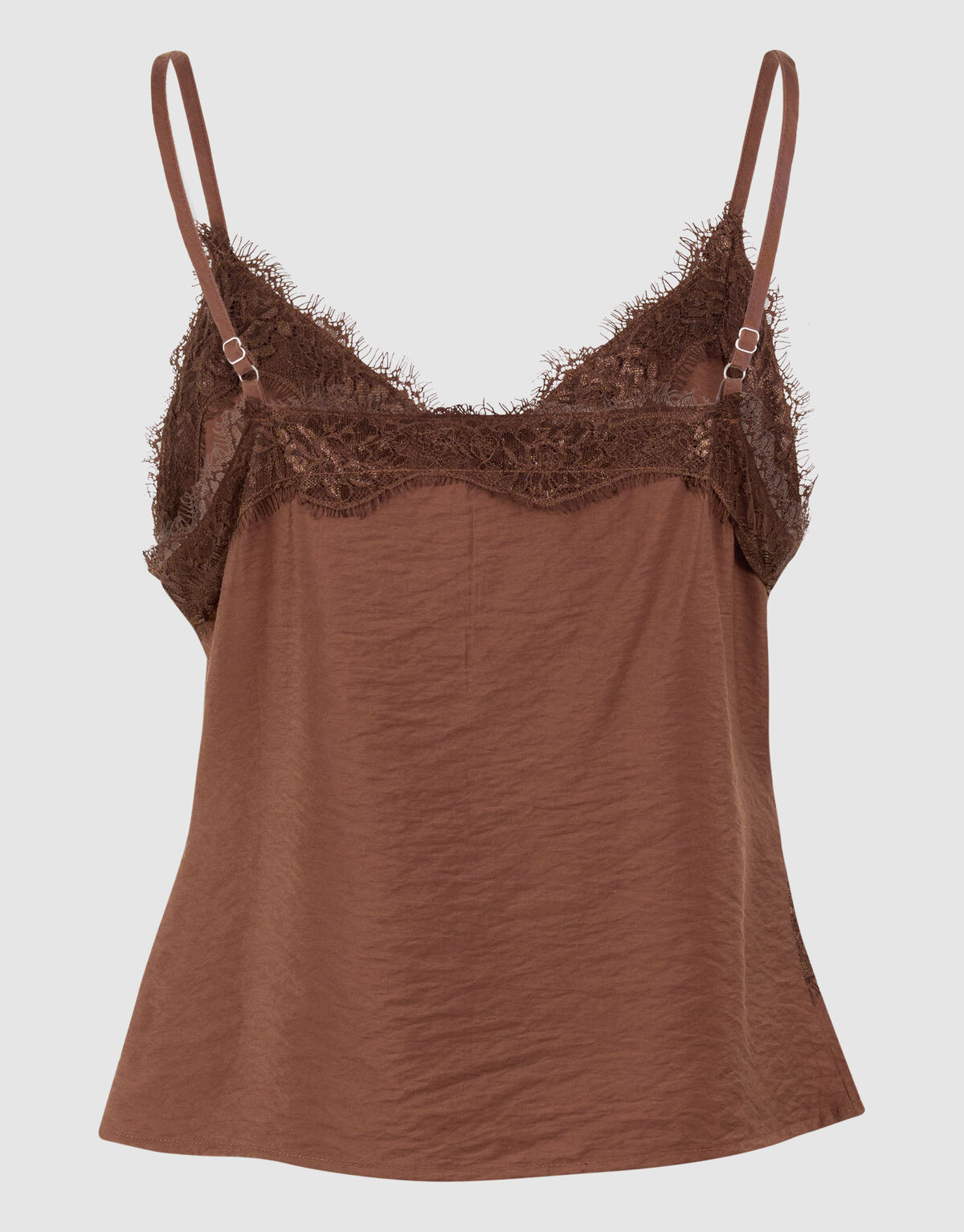 Kanten Twist Singlet Braun SHOEBY WOMEN