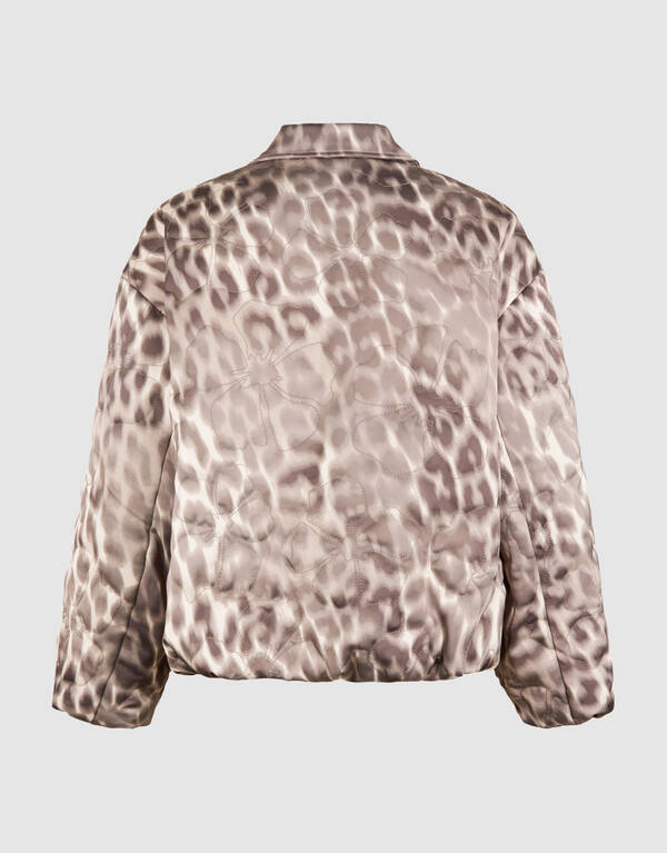 Gestepptes Leoparden-Bomberjacke Hellbraun SHOEBY WOMEN