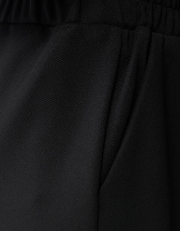 Basic Wide Leg Hose Schwarz SHOEBY GIRLS