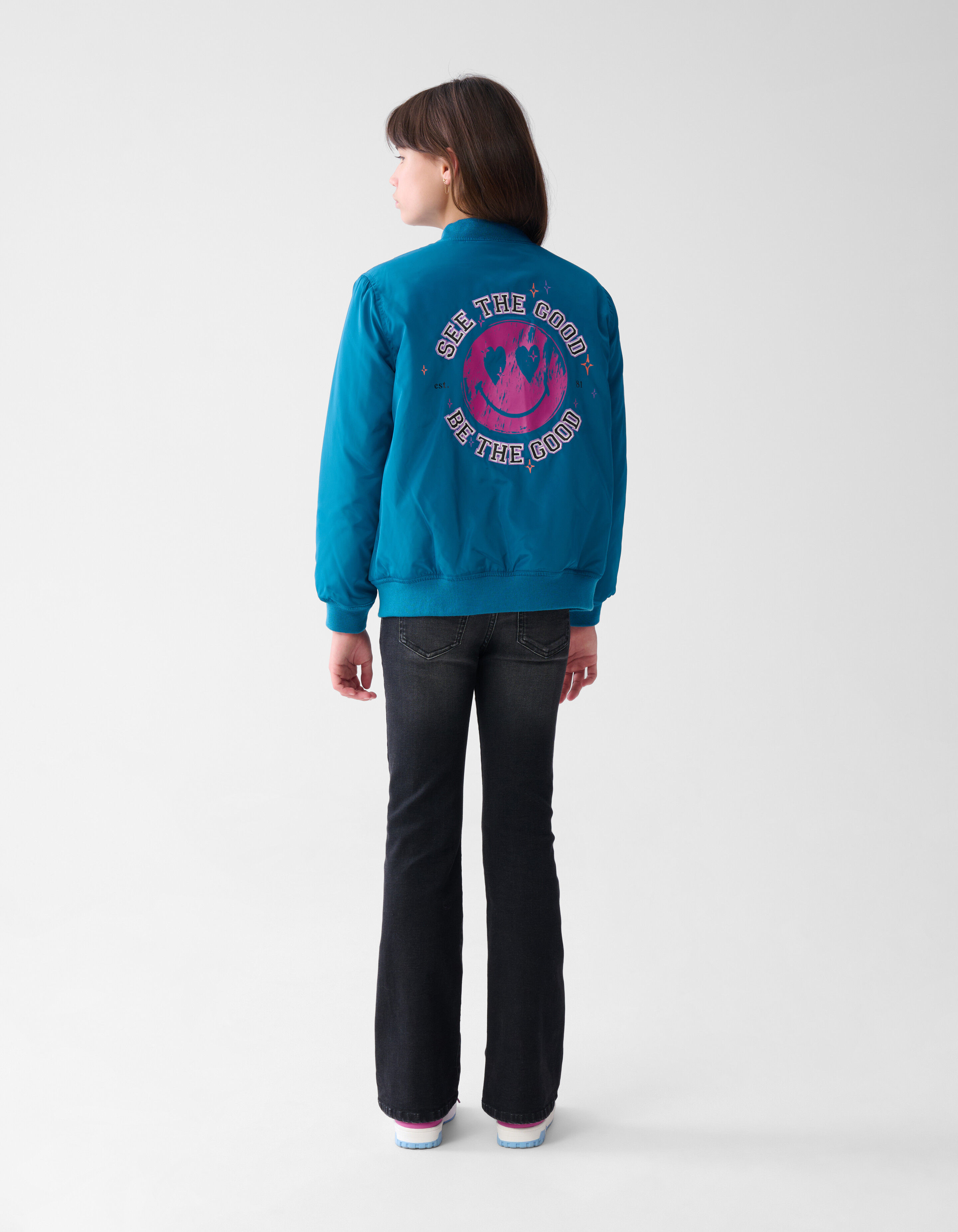 Varsity Bomber Blau SHOEBY GIRLS