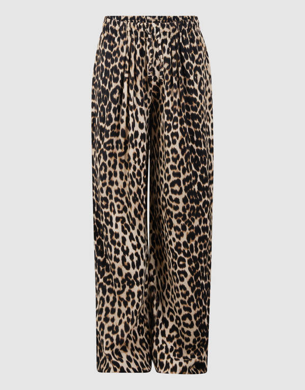 Twist Leopard Weite-Hosen Braun SHOEBY GIRLS