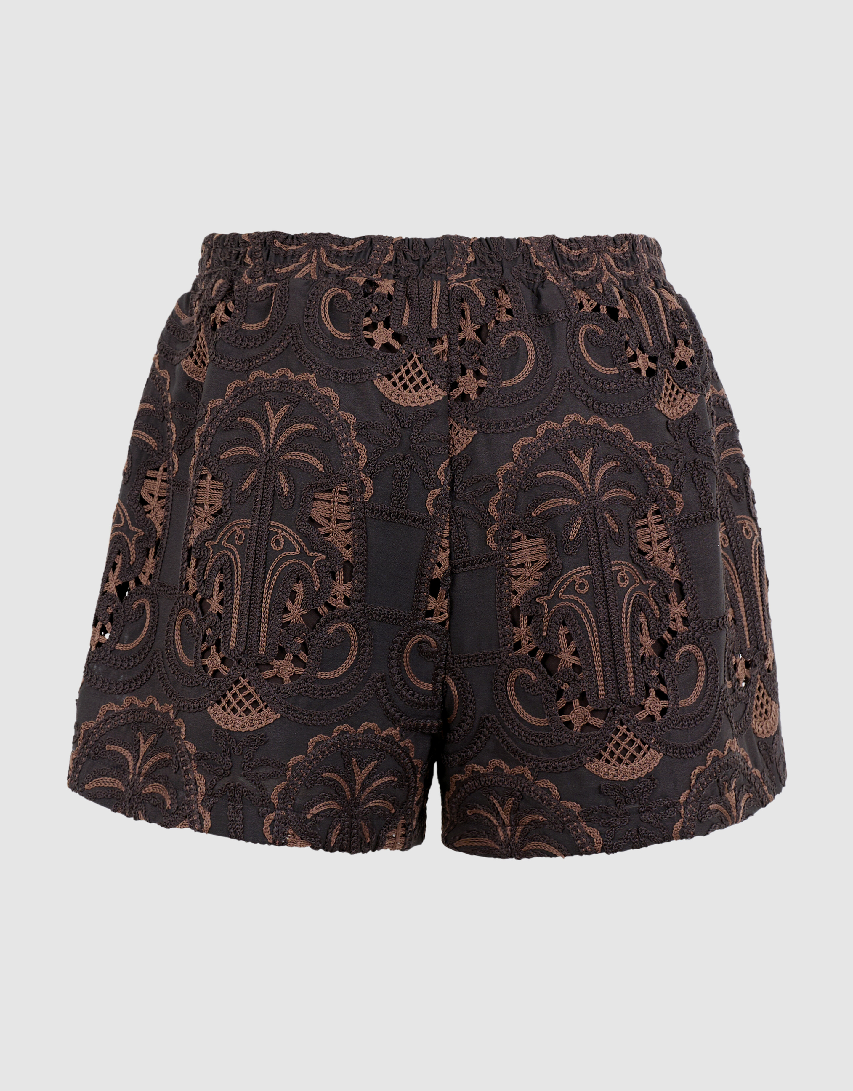 Stickerei Shorts Dunkelbraun SHOEBY WOMEN