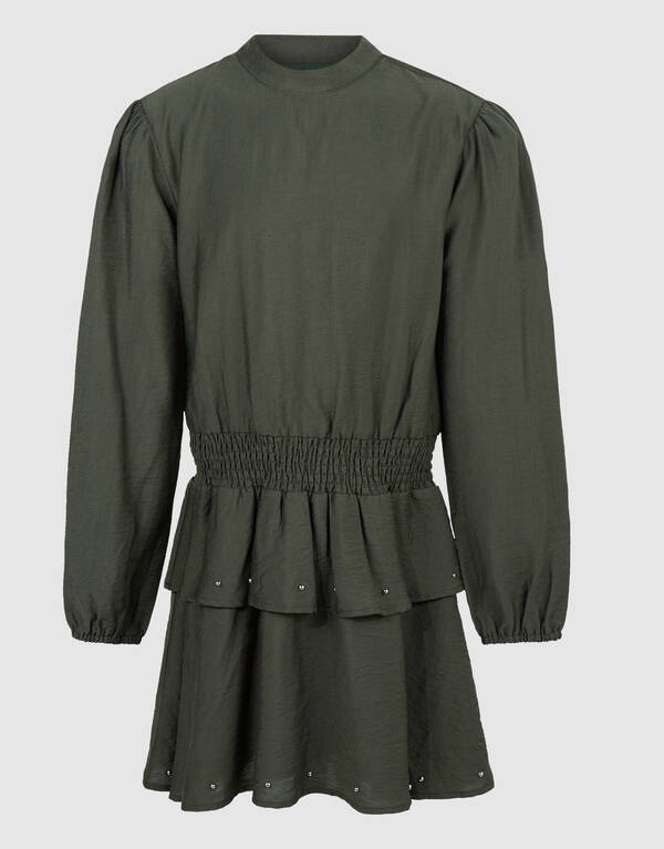 Stud Kleid dunkelgr&uuml;n SHOEBY GIRLS