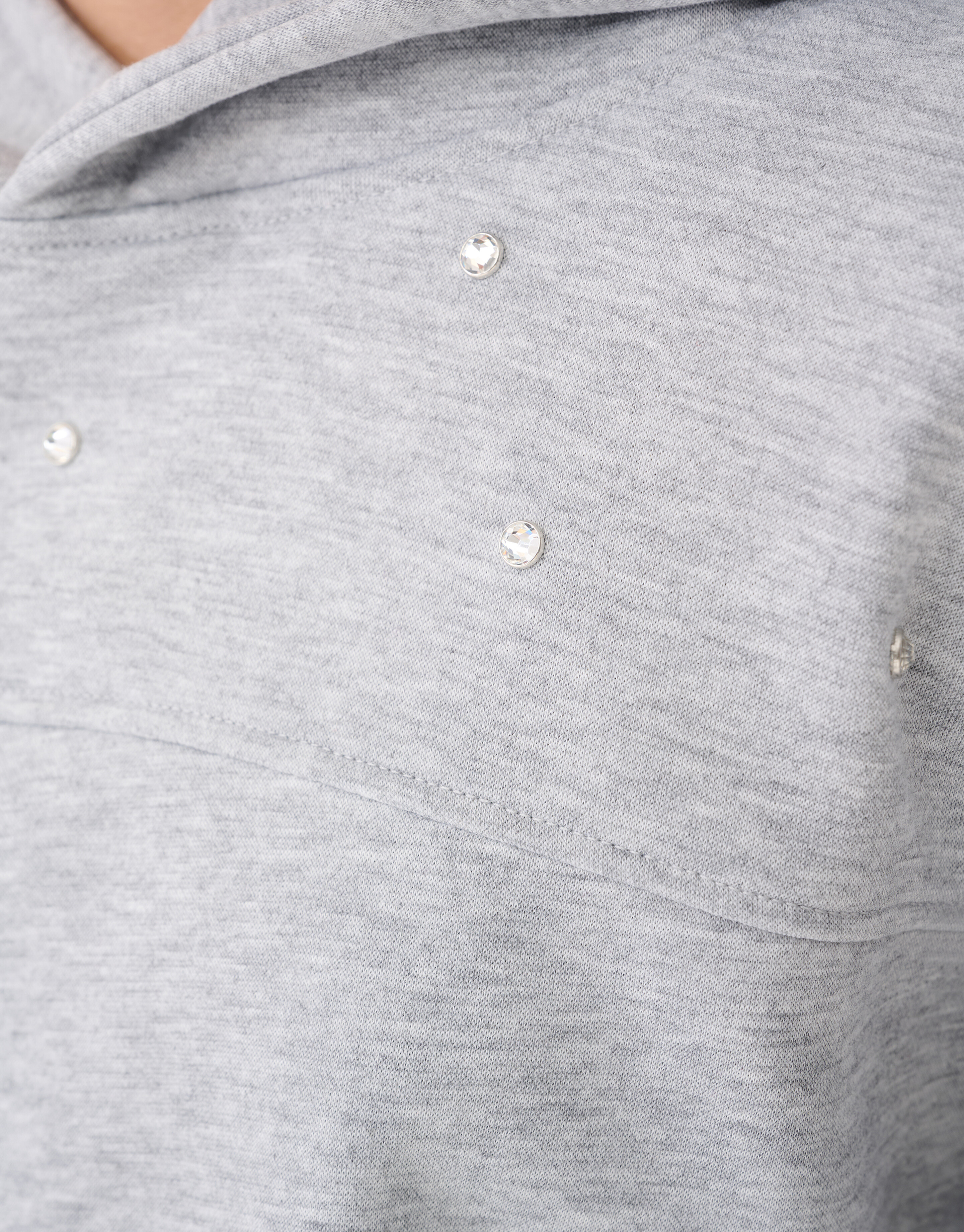 Strass Hoodie Hellgrau SHOEBY GIRLS