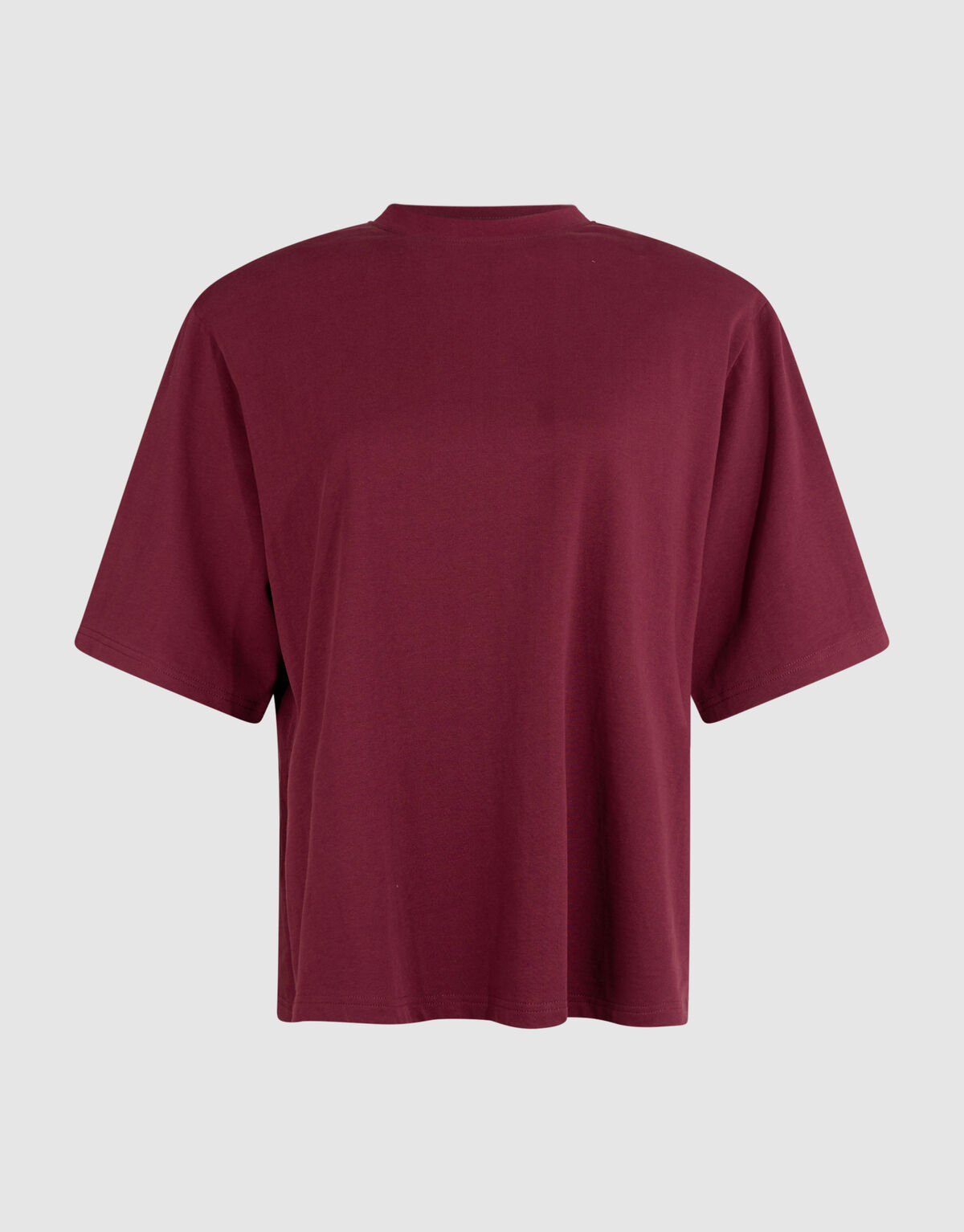 Split-T-Shirt Dunkelrot SHOEBY WOMEN