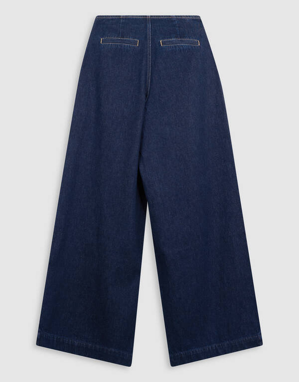 Jeans mit Falten, Knopfleiste und weitem Bein Dun SHOEBY WOMEN