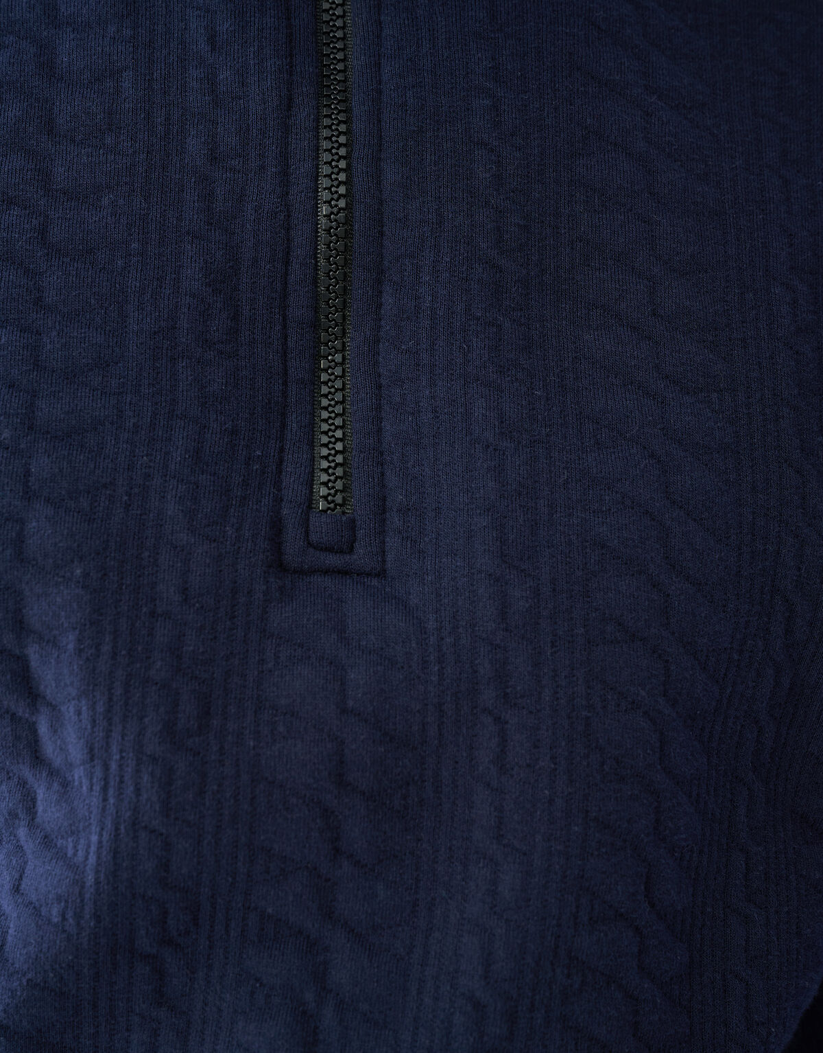 Pullover mit Rei&szlig;verschluss Dunkelblau SHOEBY MEN