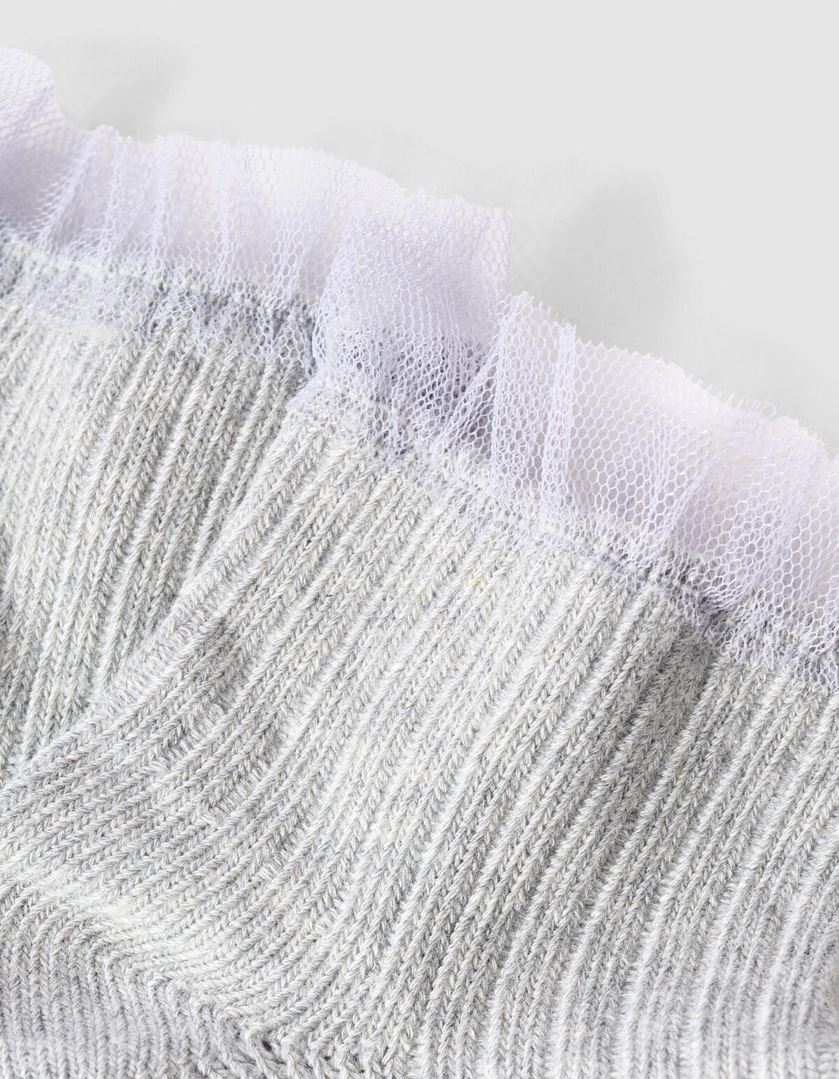 Ruffle-Socken Grau SHOEBY ACCESSOIRES