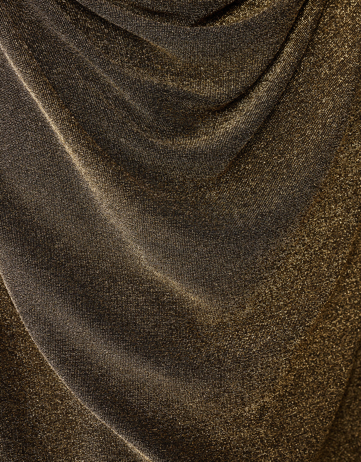 Glitzer-Drapiertes Top in Gold SHOEBY WOMEN