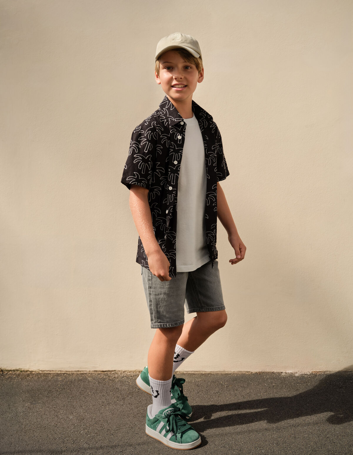 Palm Shirt Schwarz SHOEBY BOYS