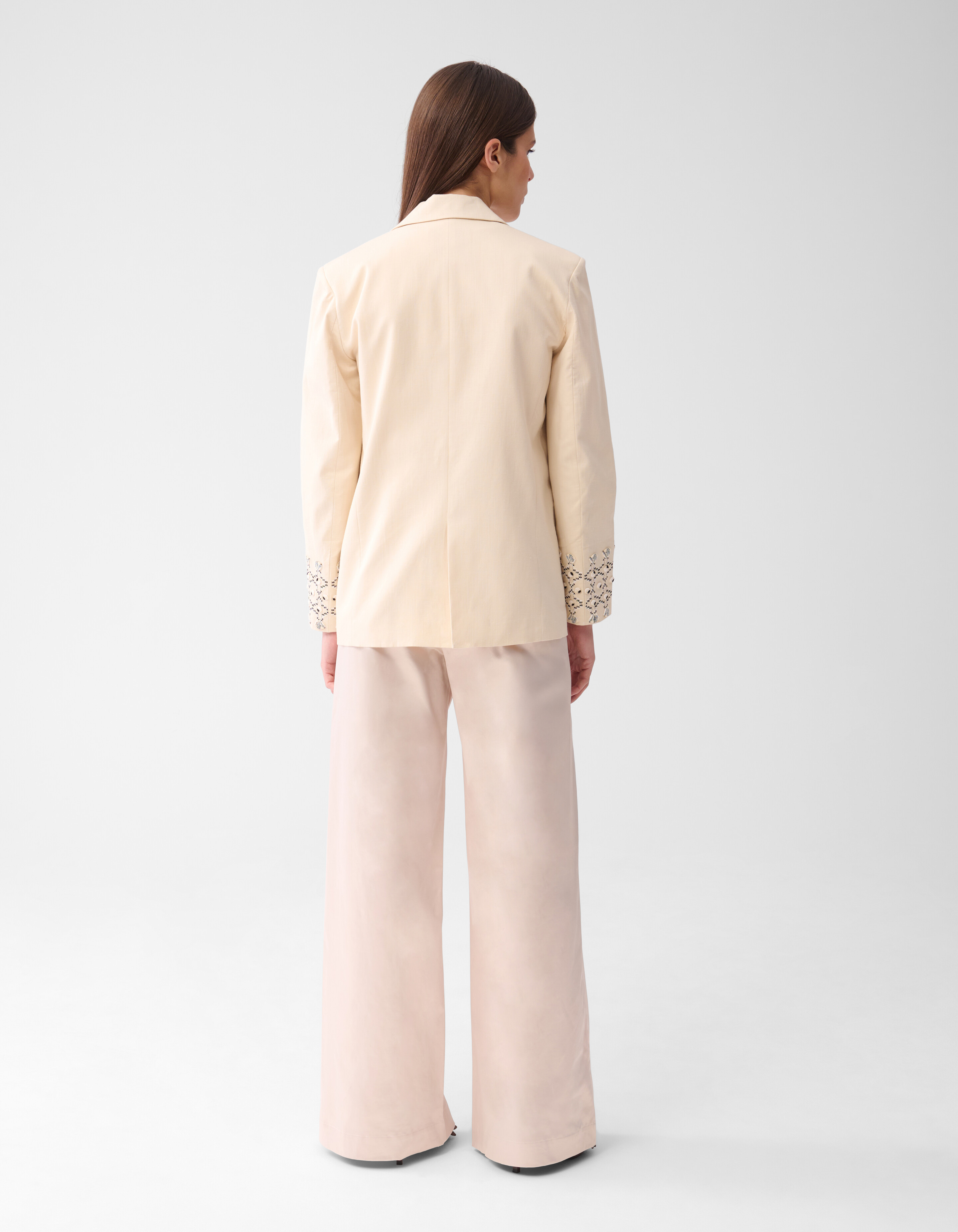 Embroidery Blazer Off White By Mieke SHOEBY WOMEN