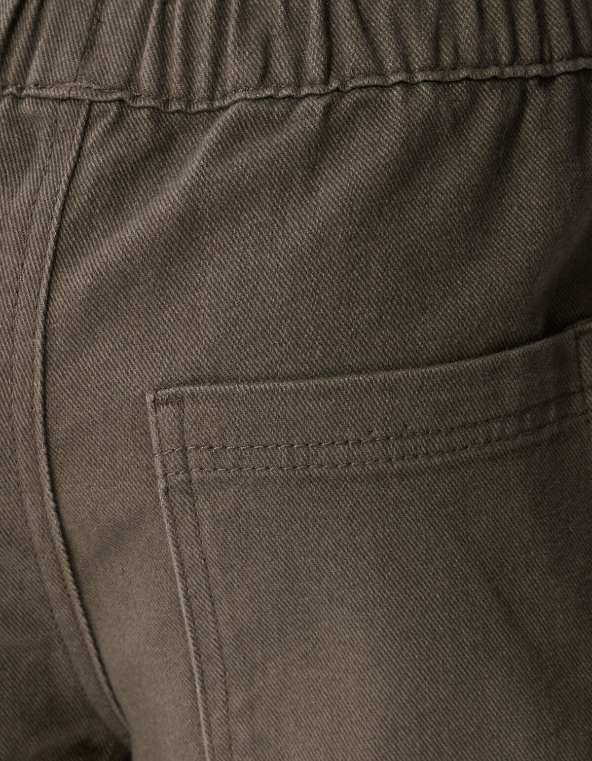 Twill Barrel Fit Hose Dunkelgr&uuml;n SHOEBY BOYS