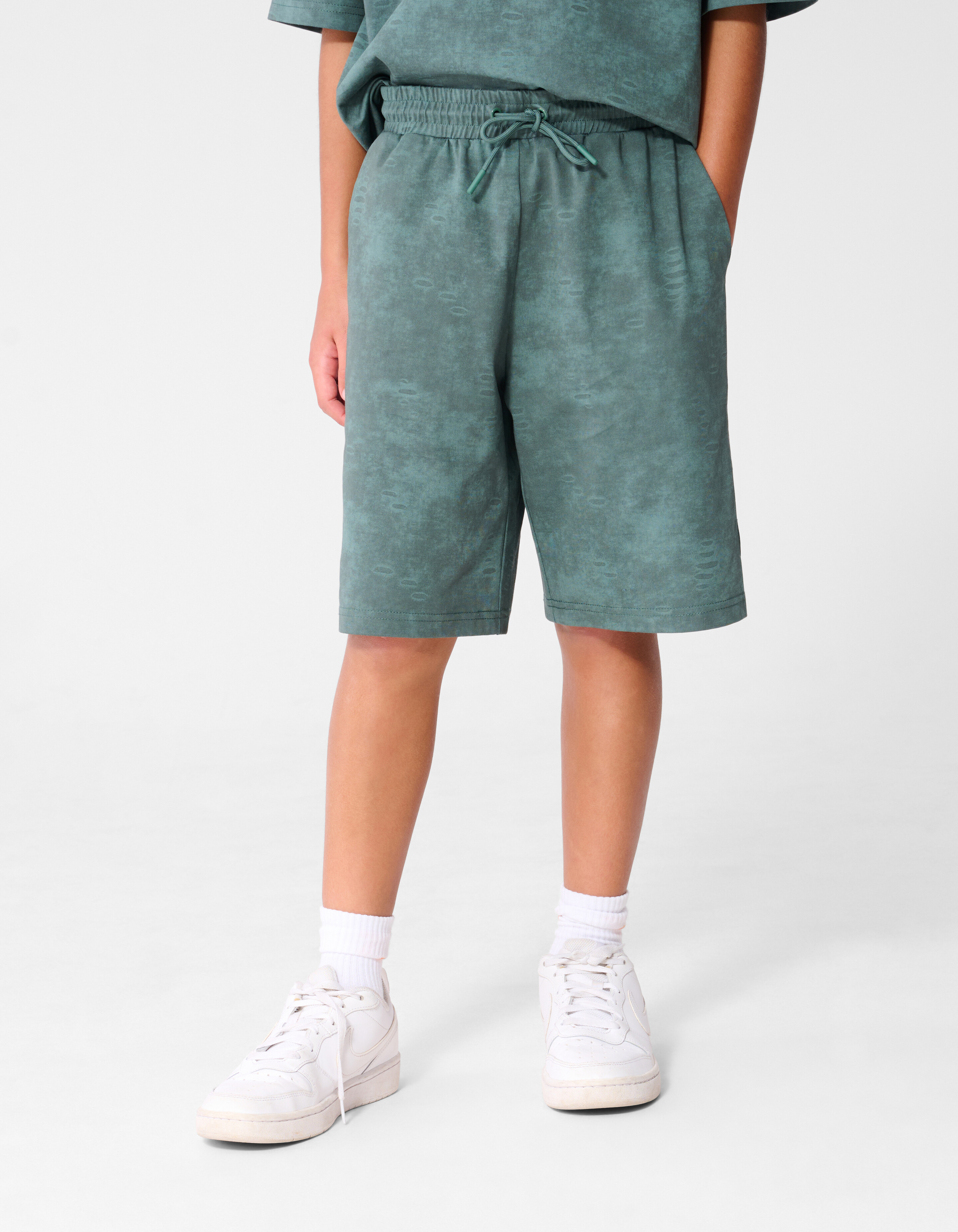 Gewaschenes kurzes Gr&uuml;n SHOEBY BOYS