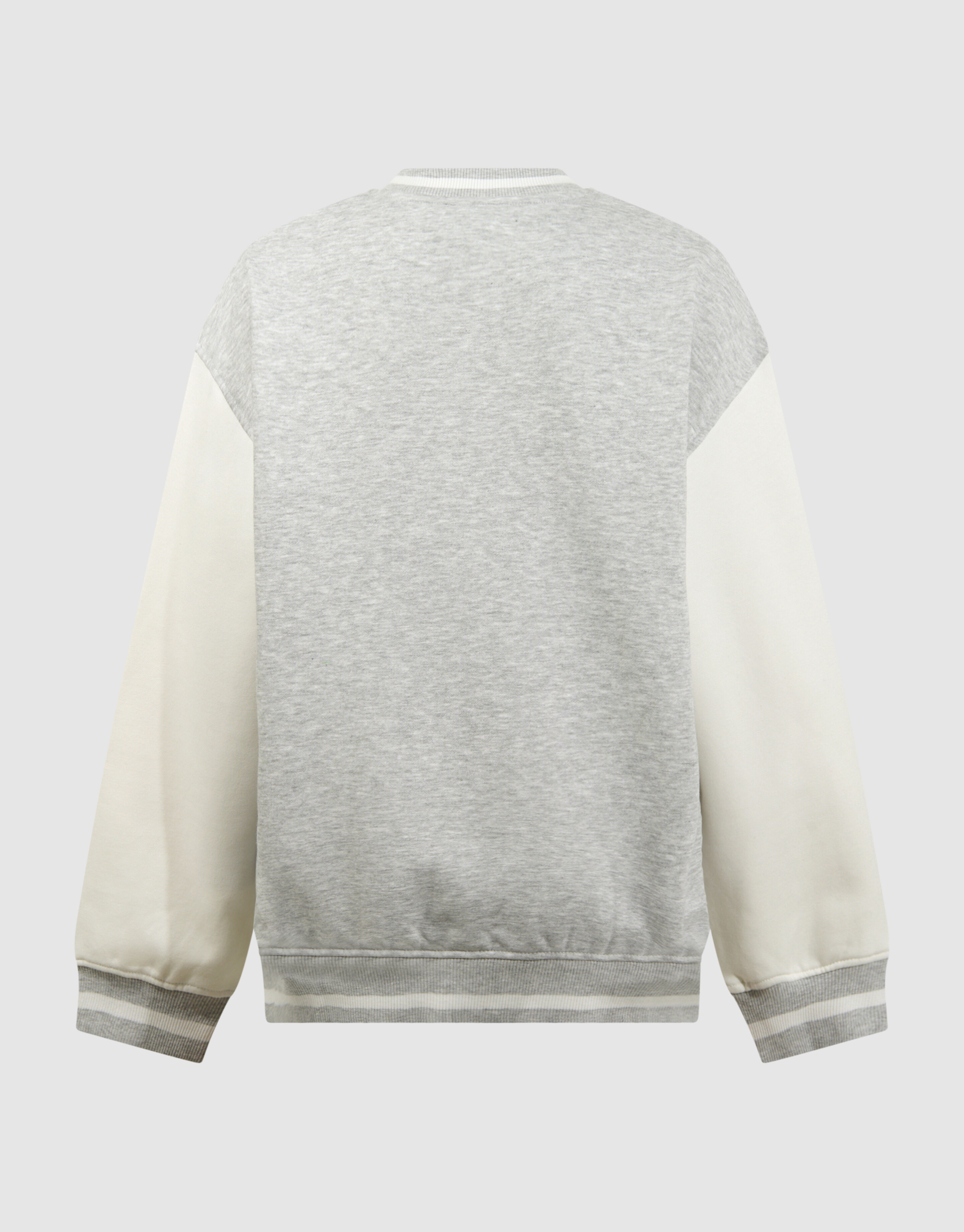 Varsity Bomber Sweatjacke Hellgrau SHOEBY BOYS