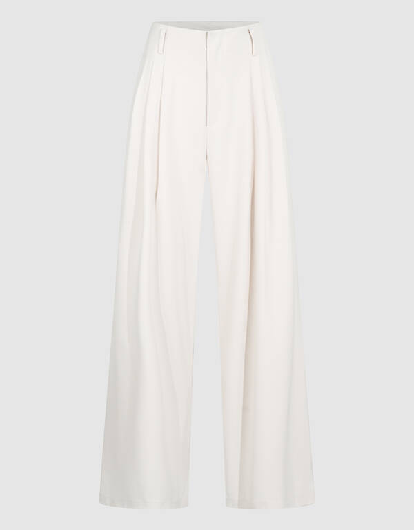Wide-Leg-Hose Offwhite By Lonneke SHOEBY WOMEN