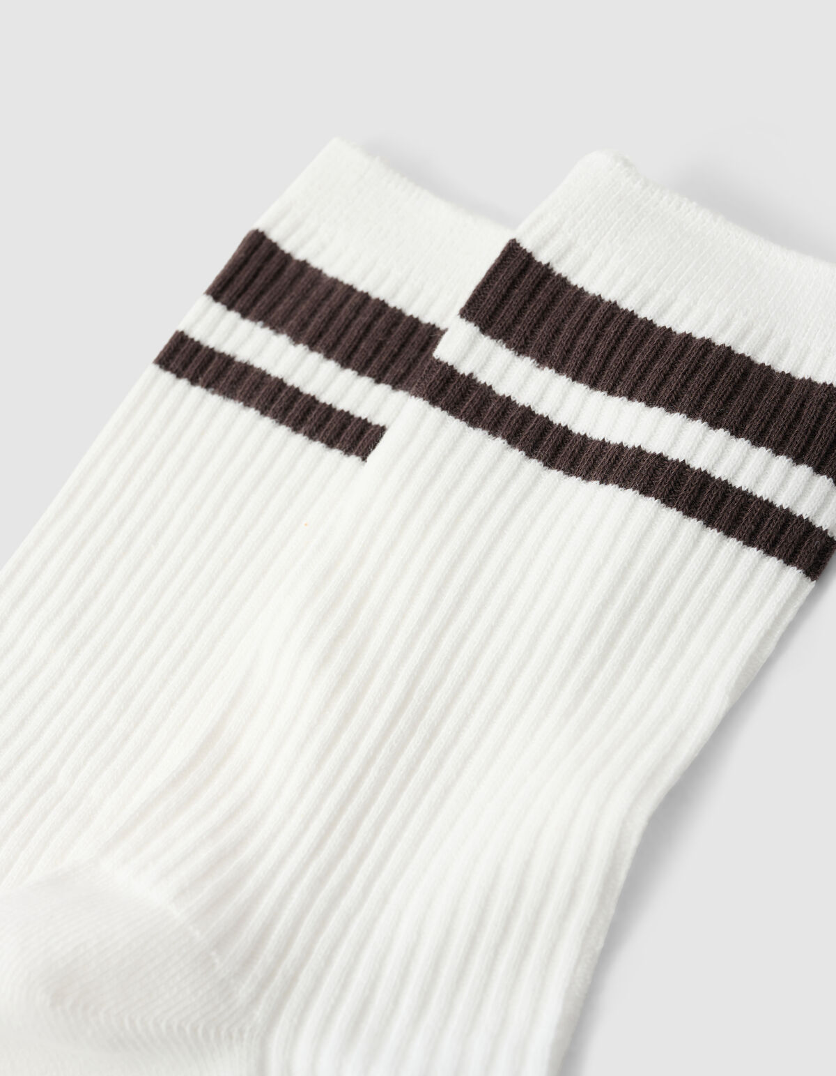Sportliche Streep-Socken Braun SHOEBY ACCESSOIRES