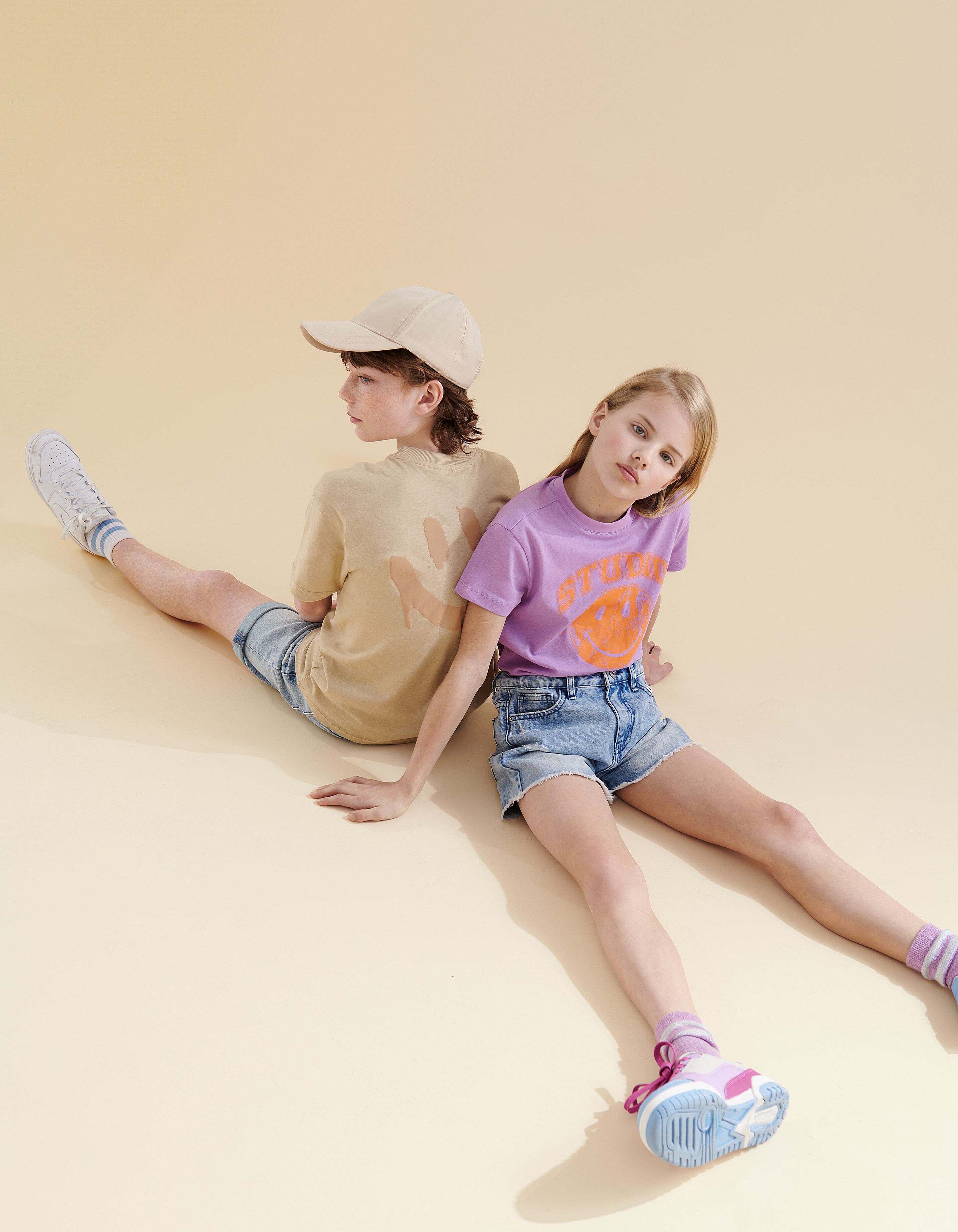 Denim Short gebleicht SHOEBY BOYS