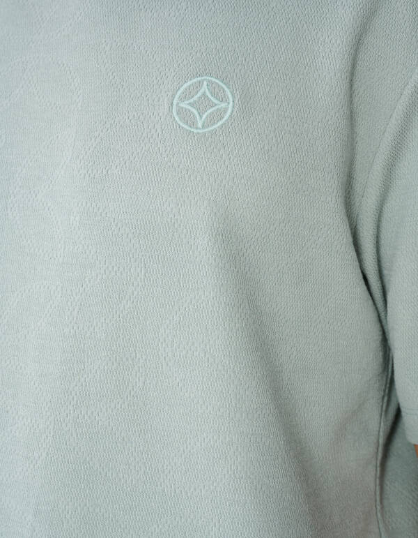 Spark Struktur T-Shirt Hellgr&uuml;n SHOEBY MEN