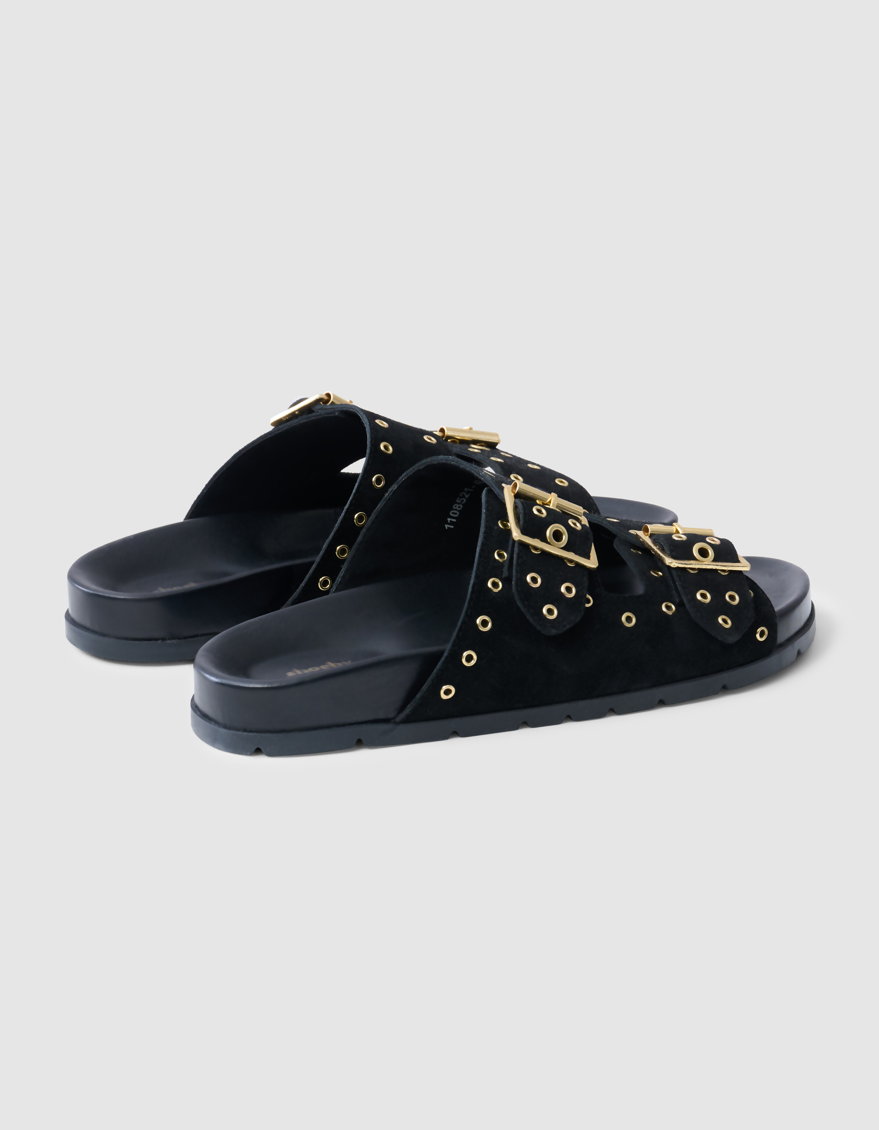 Sandalen mit Nieten Schwarz SHOEBY SHOES