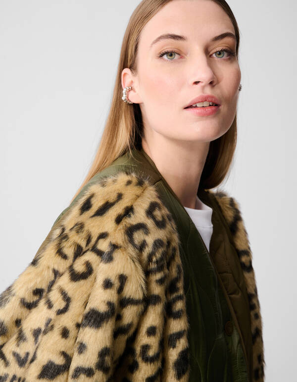 Multi Mix Leopard Jack Dunkelgr&uuml;n SHOEBY WOMEN