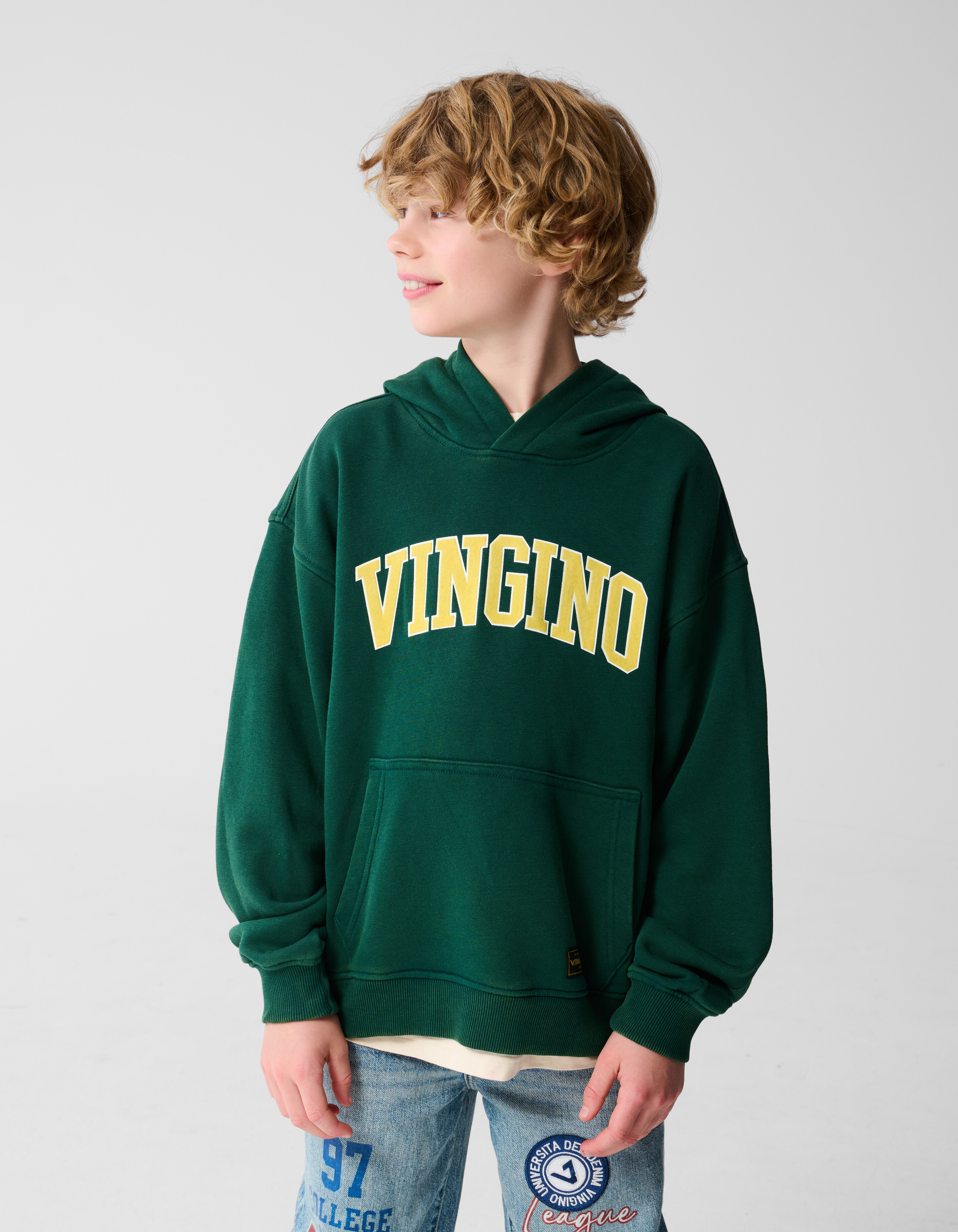 Hoodie Dunkelgrün Shoeby X Vingino SHOEBY BOYS