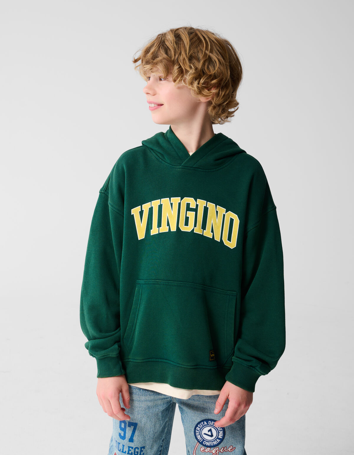 Hoodie Dunkelgrün Shoeby X Vingino SHOEBY BOYS