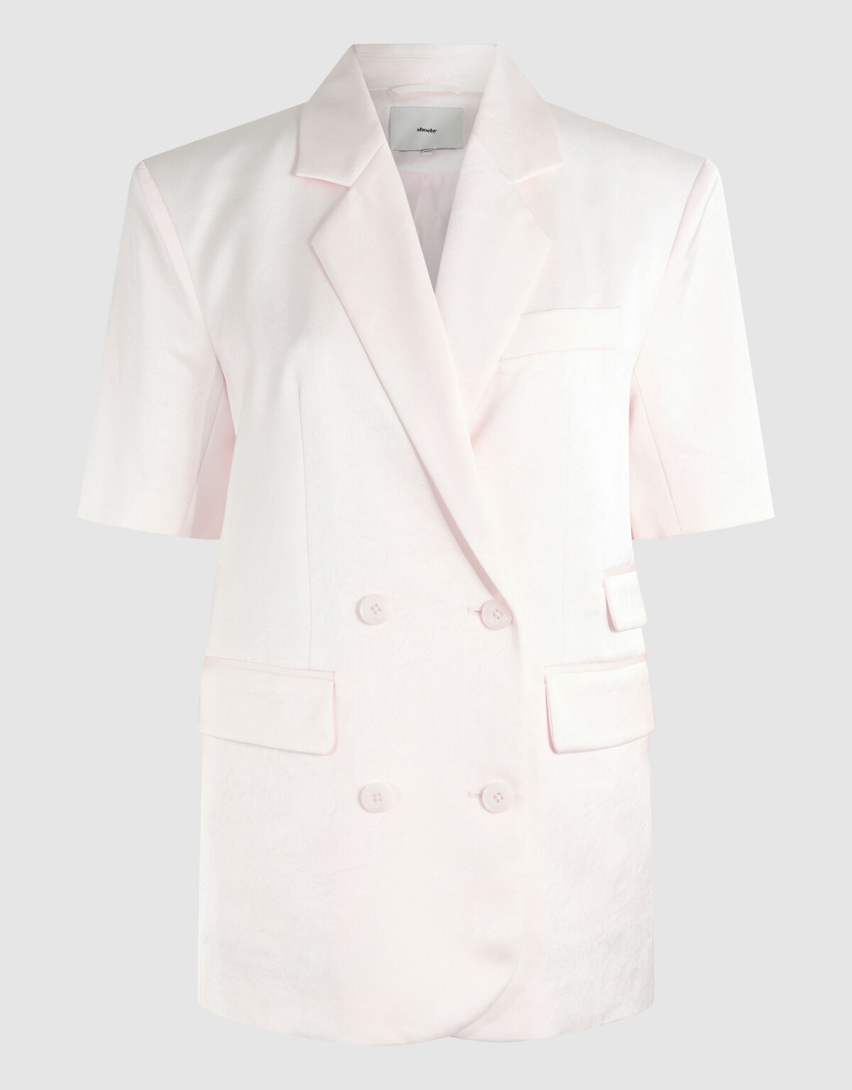 Kurzärmeliger Blazer Off White SHOEBY WOMEN