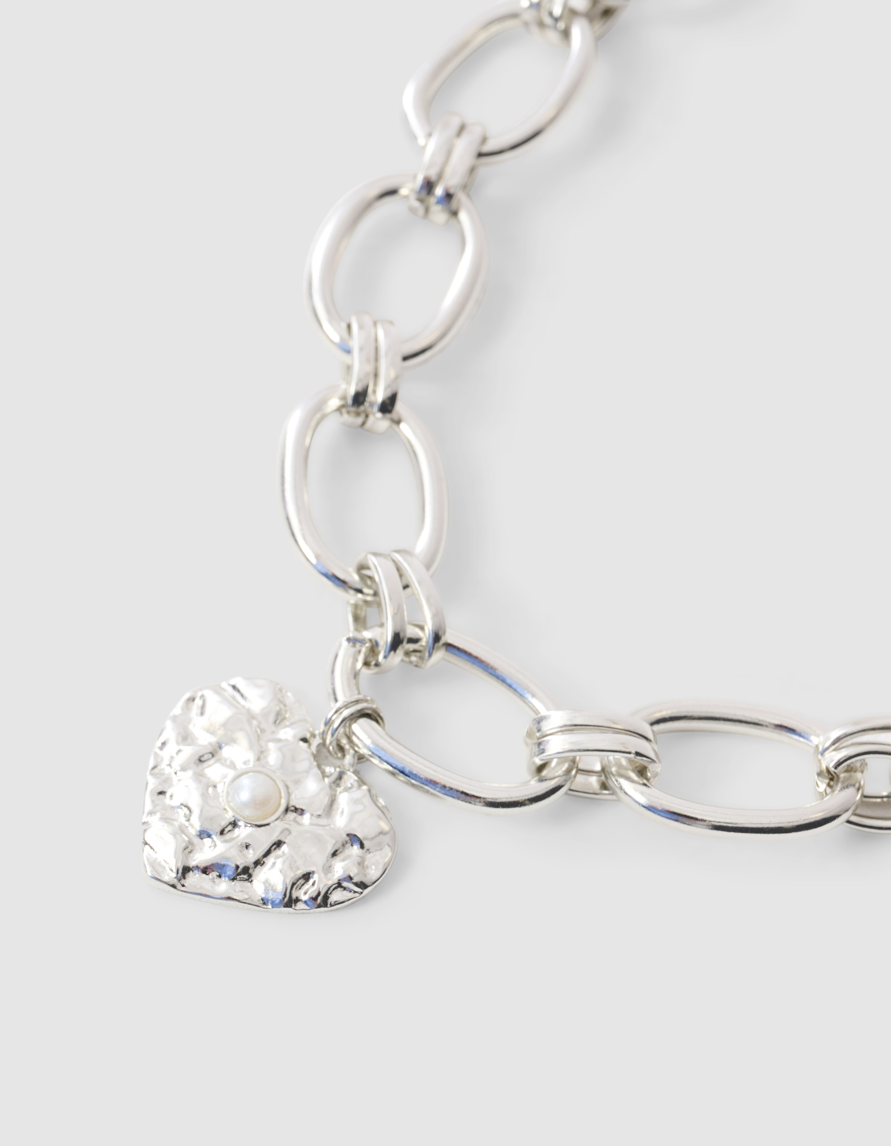 Herz-Halskette Silber SHOEBY ACCESSOIRES