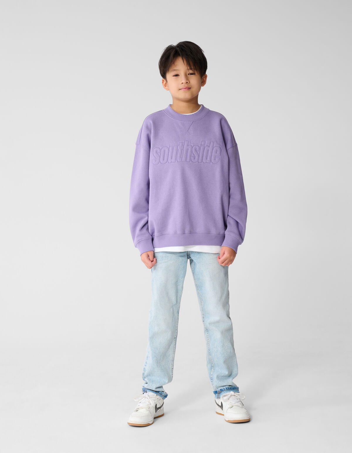 Southside Artwork Sweater Hellviolett SHOEBY BOYS