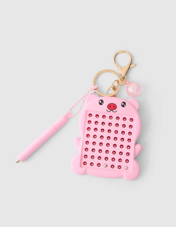 Piggy Magneet Sleutelhanger Roze SHOEBY ACCESSOIRES