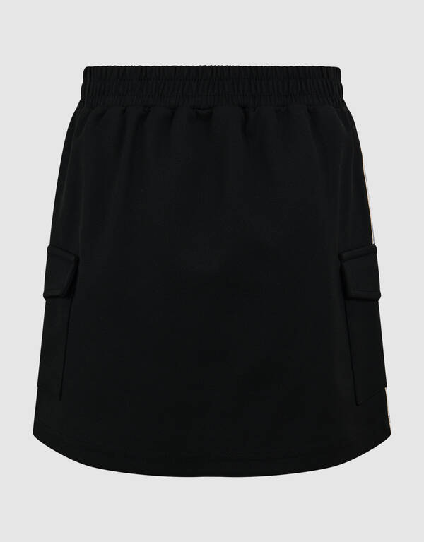 Sportlicher Cargo-Minirock Schwarz SHOEBY GIRLS