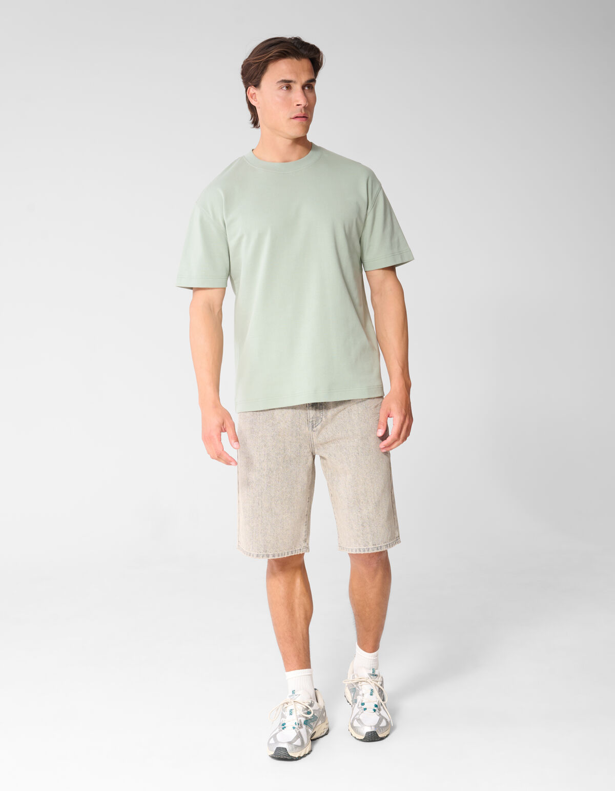 Graphic Spark T-Shirt Hellgr&uuml;n SHOEBY MEN