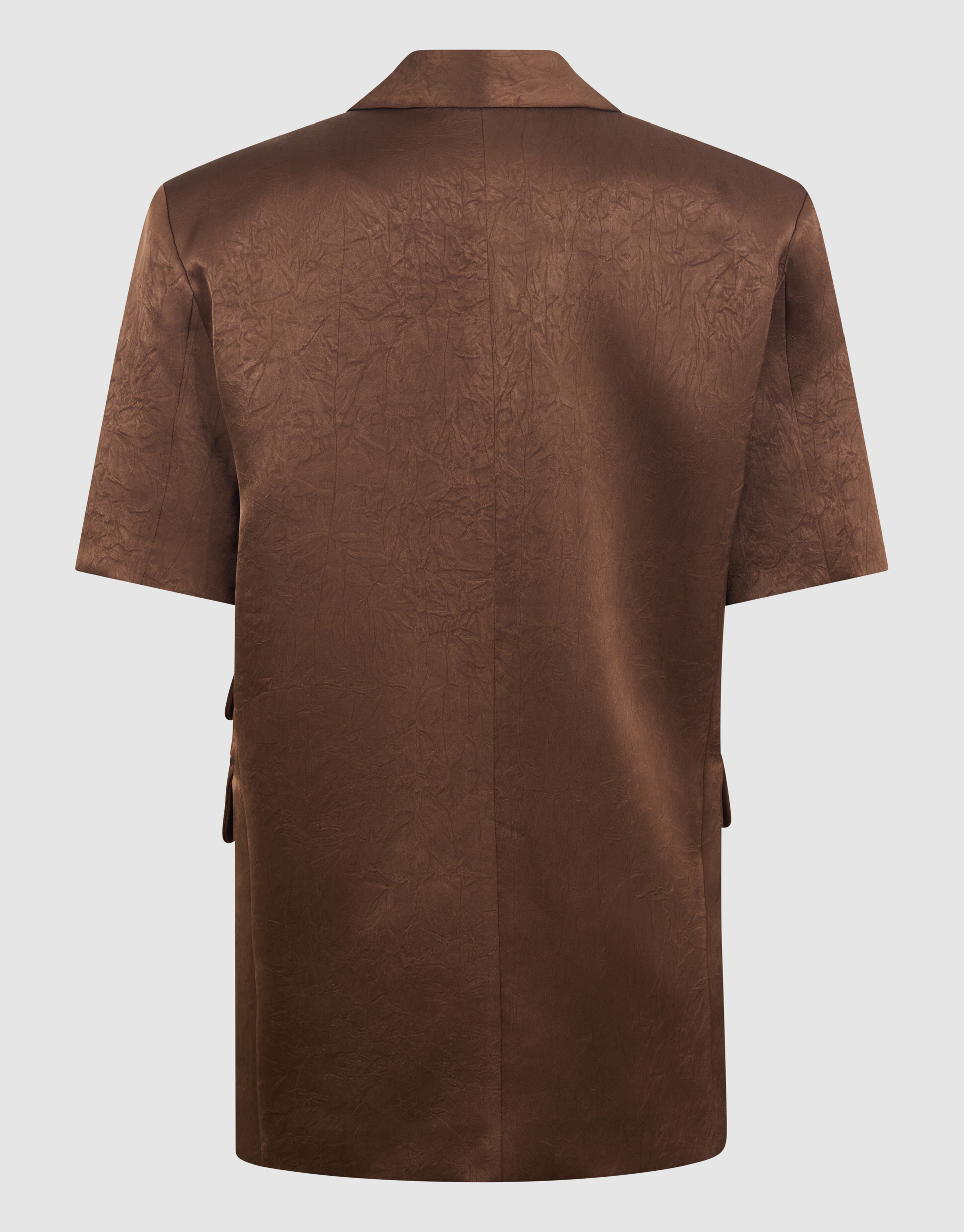 Kurz&auml;rmeliger Blazer Dunkelbraun SHOEBY WOMEN