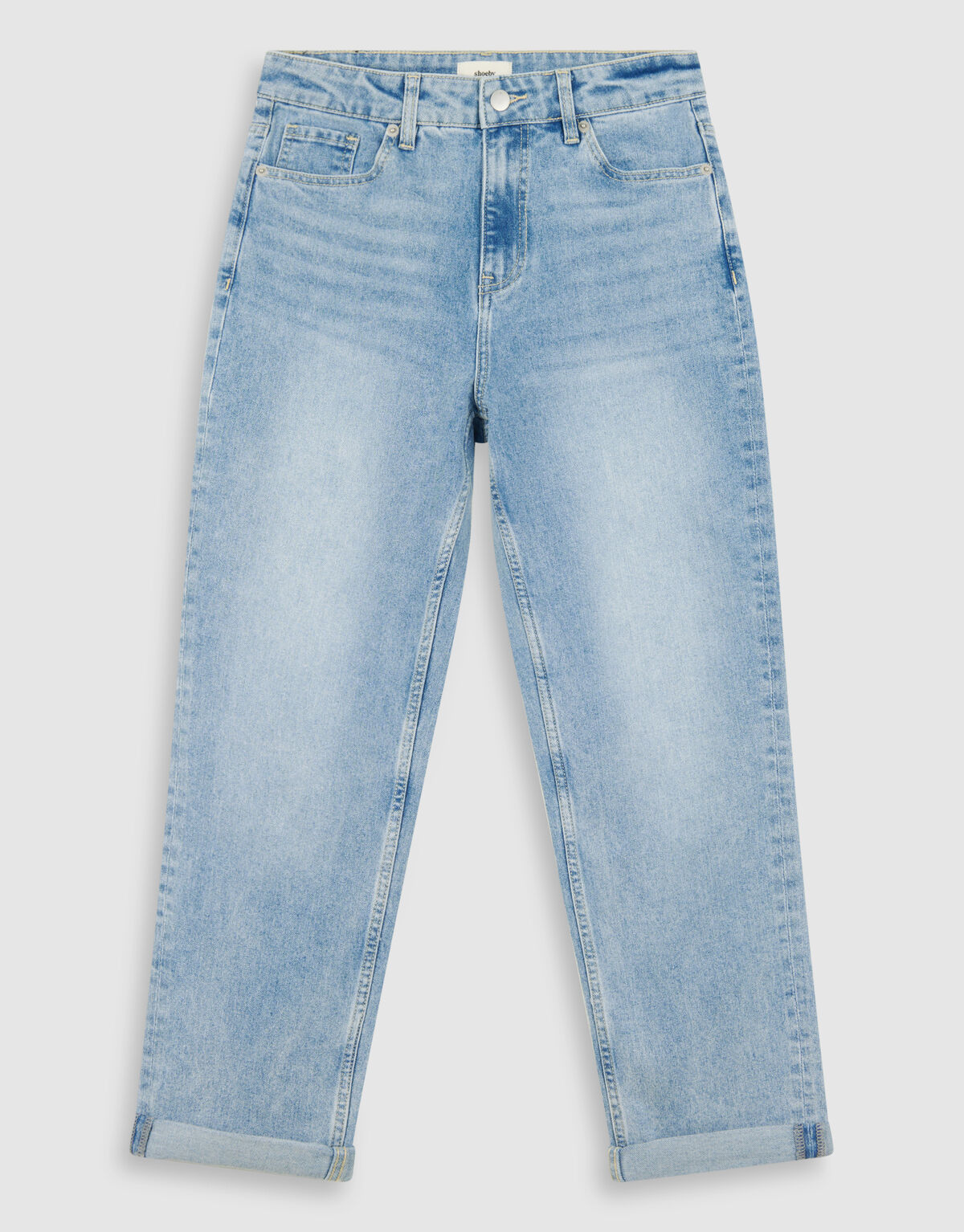 Tapered Fit Jeans Blau SHOEBY WOMEN