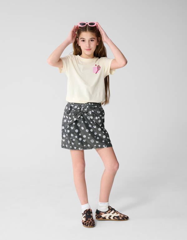 Polkadot Paillettenrock Schwarz SHOEBY GIRLS