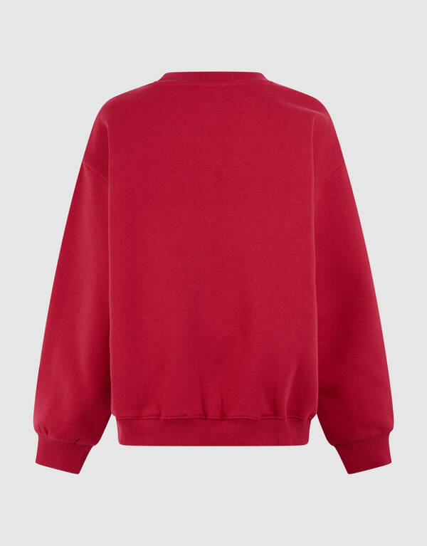 Joie De Vivre Artwork Pullover Rot SHOEBY GIRLS