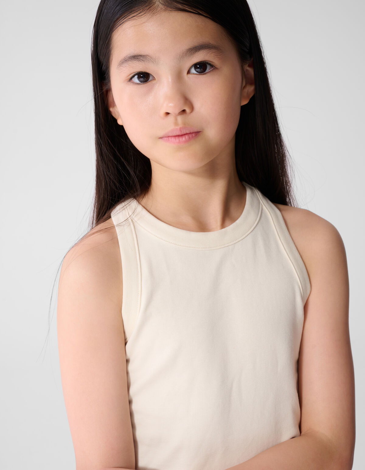 Basic-Tanktop Cremewei&szlig; SHOEBY GIRLS