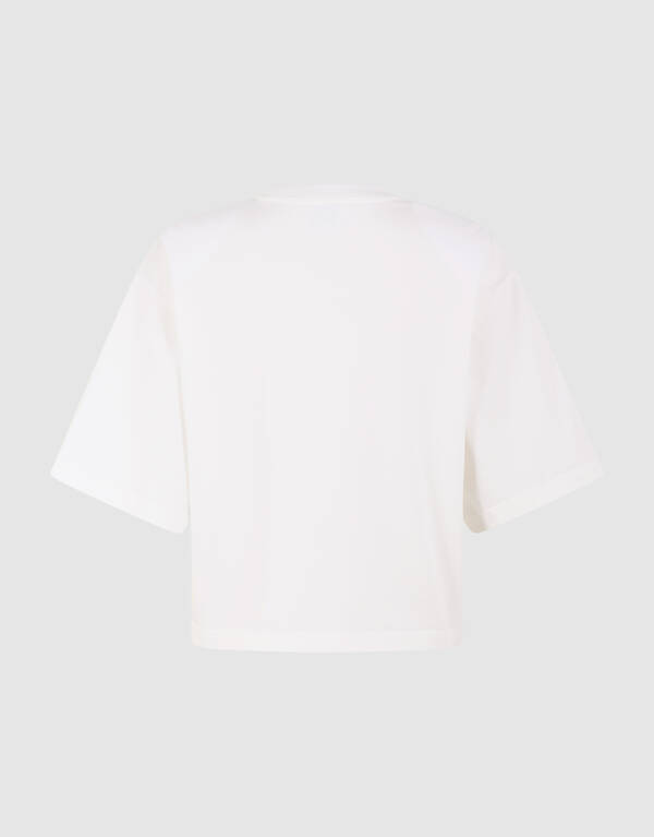 Big Shoulder T-Shirt Wei&szlig; SHOEBY WOMEN