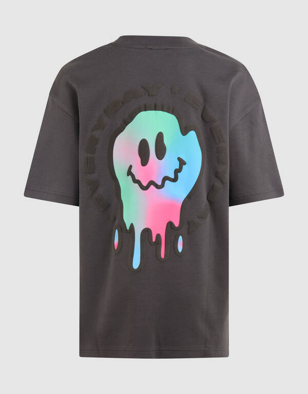 Farbe Smiley-T-Shirt Dunkelgrau SHOEBY BOYS