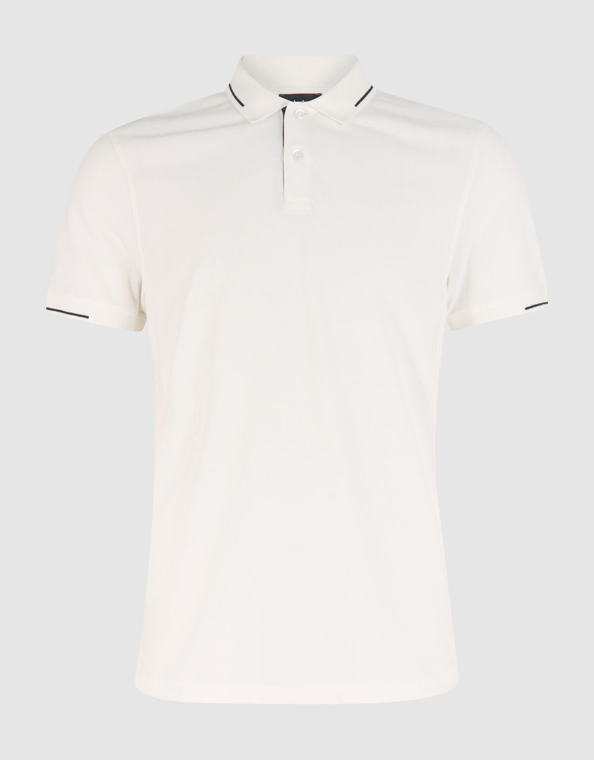 Pique Polo Off White SHOEBY MEN