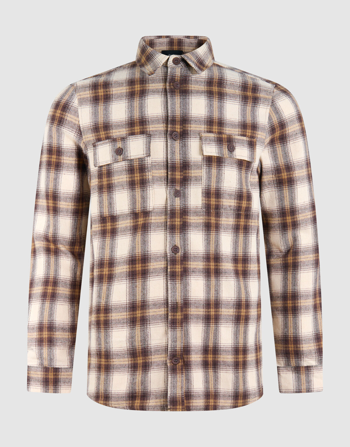 Ruiten Hemd Hellbraun SHOEBY MEN